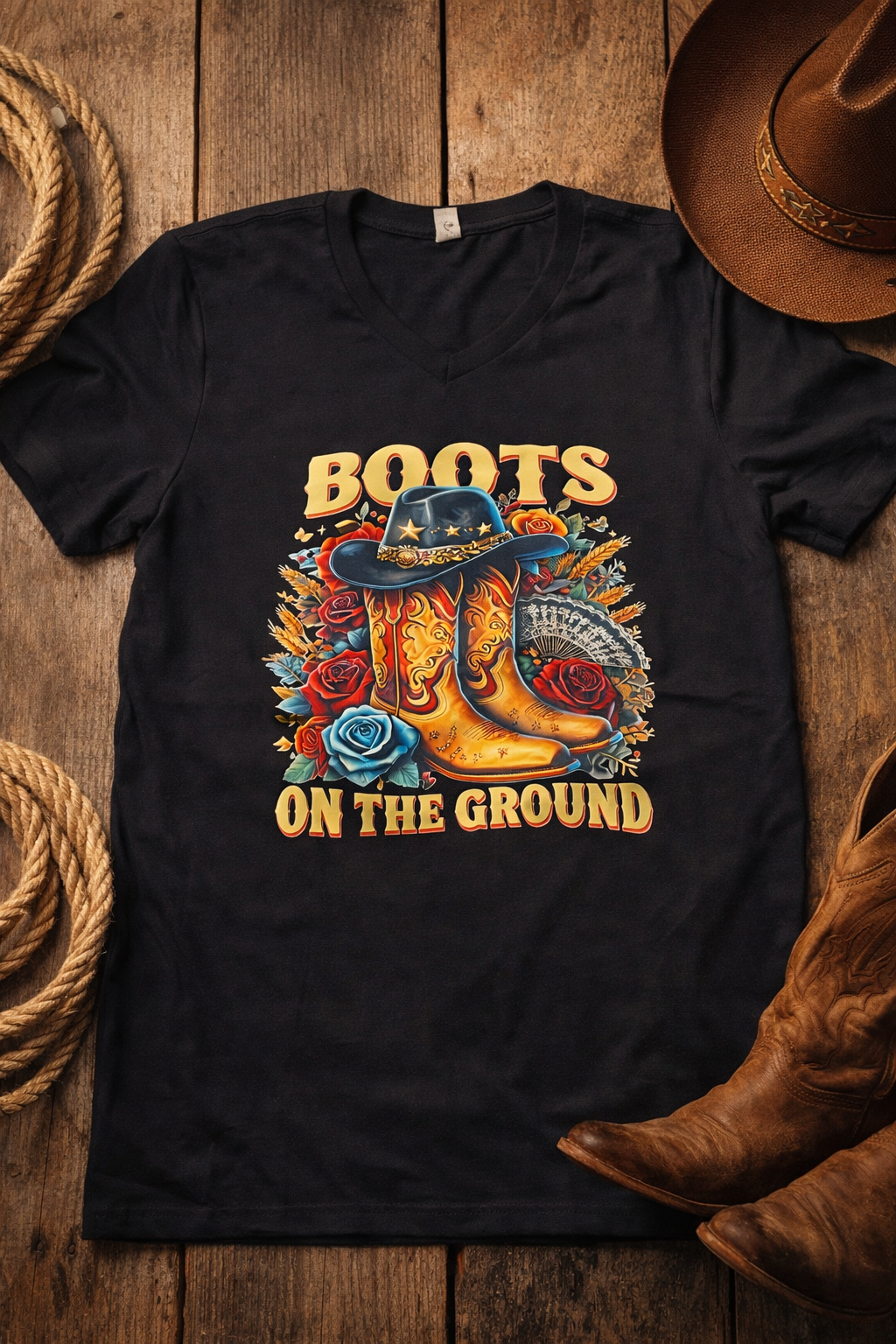 Boots On The Ground Graphic Tee
